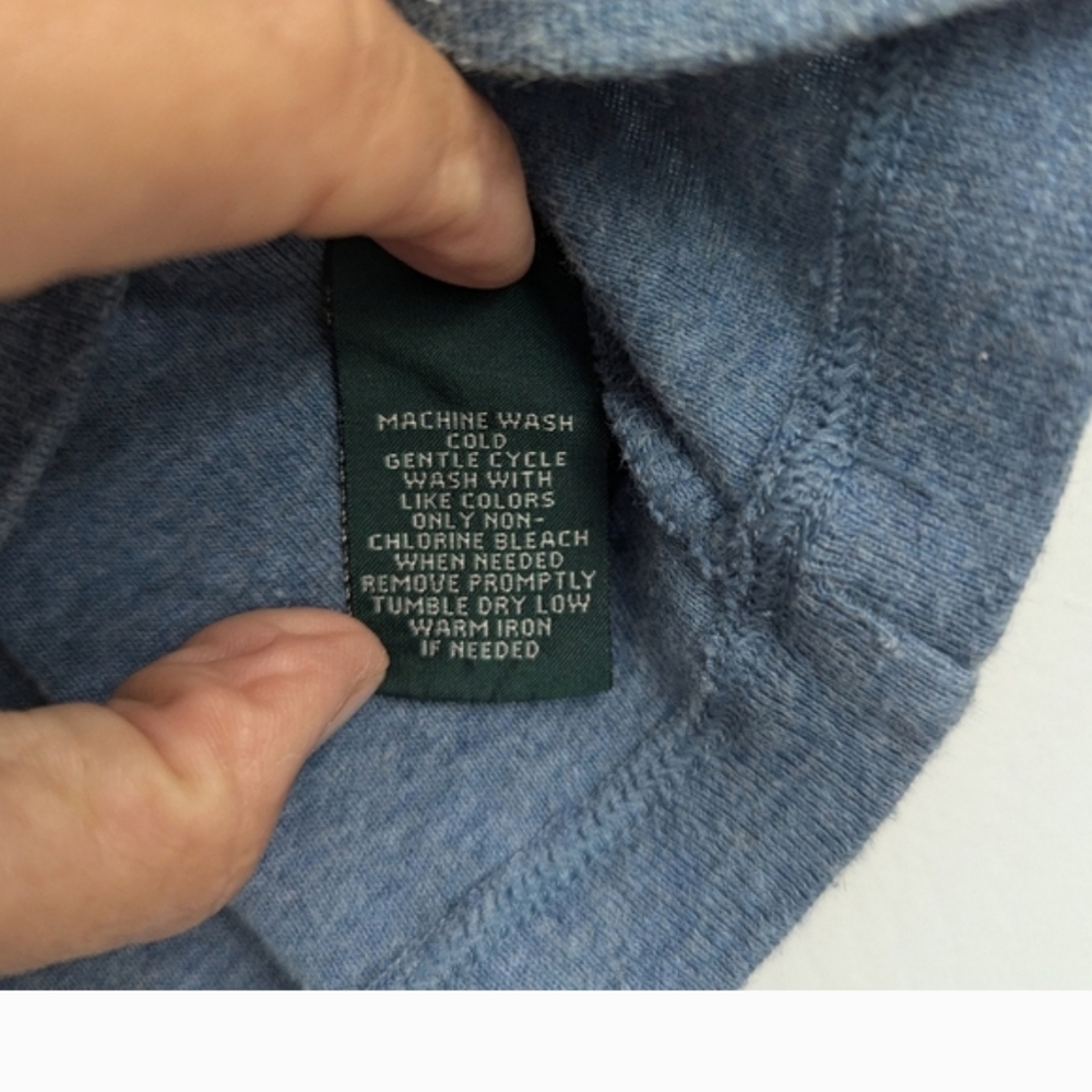 Ralph Lauren Top 100% cotton Long Sleeve Knit 👋 FINAL MARKDOWN CLOSET CLOSING - Picture 6 of 7